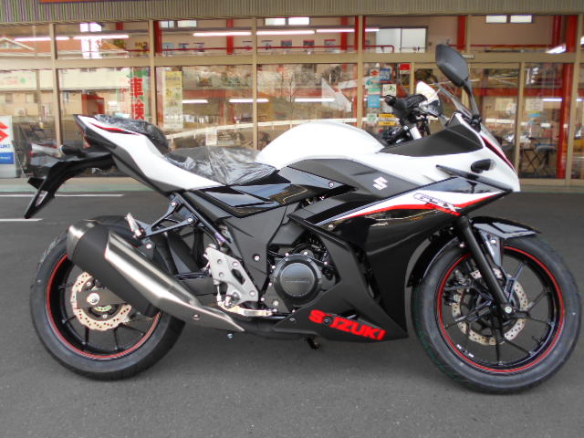 新車GSX250RABS白黒