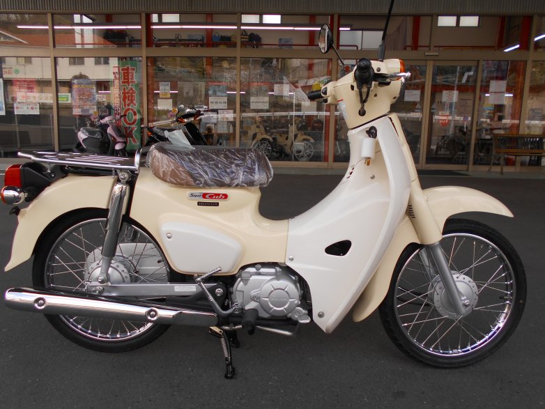 中スーパーカブ50アイボリー